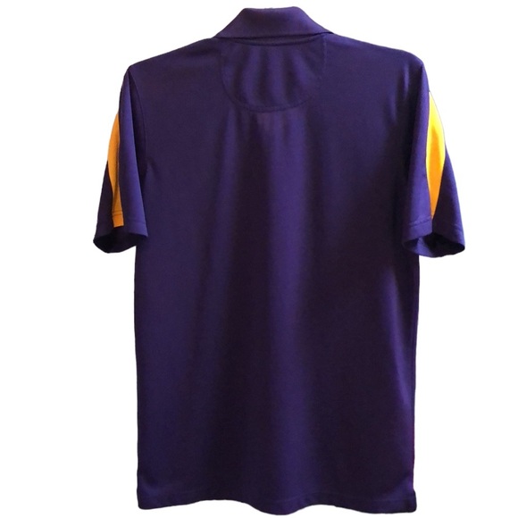 LSU POLO Tiger Logo Purple & Gold ~Medium - Picture 5 of 10
